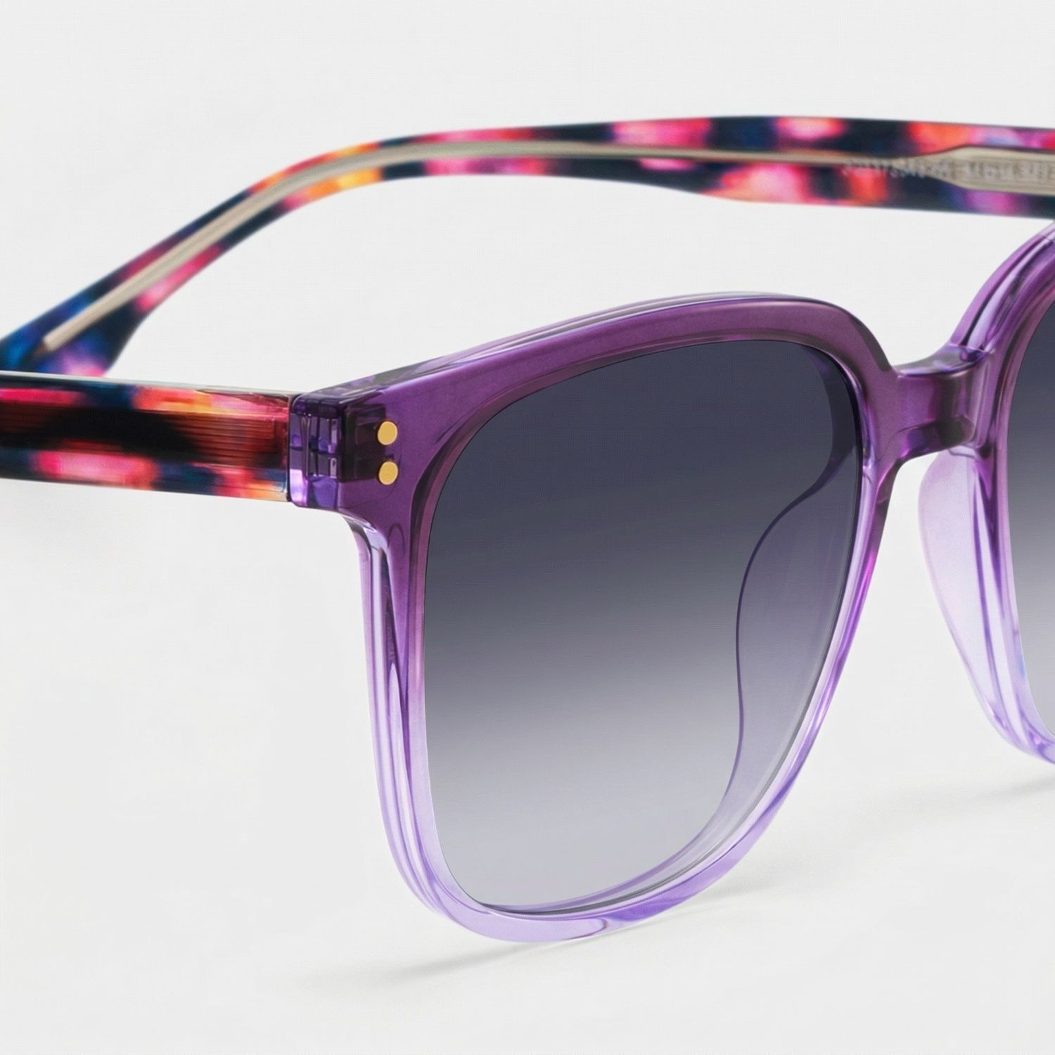 Donnalyn Square Purple Sunglasses for Women & Men | ZEELOOL4