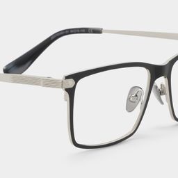 Alexander Black Rectangle Glasses5