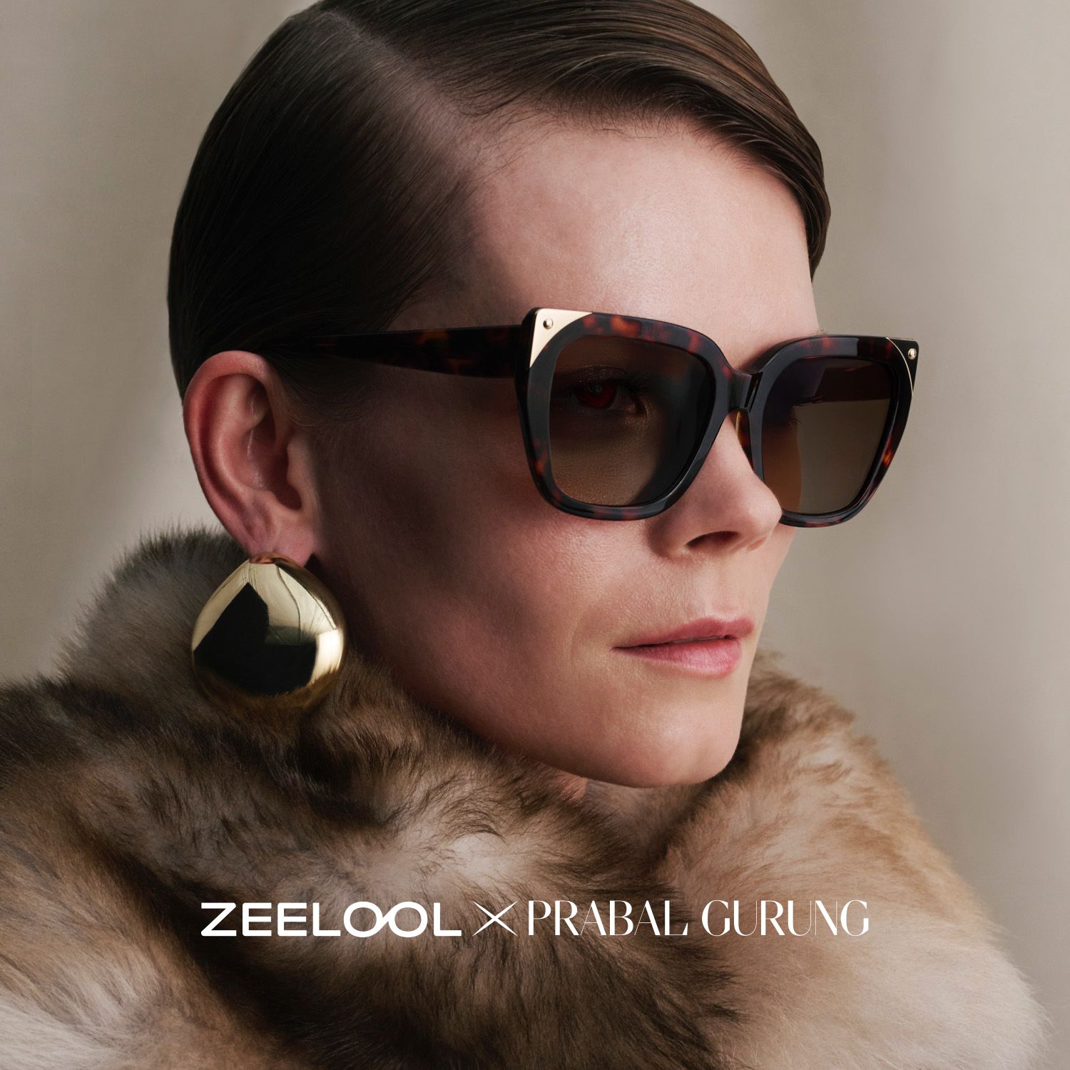 Sophia Acetate Tortoise Frame Sunglasses | ZEELOOL0