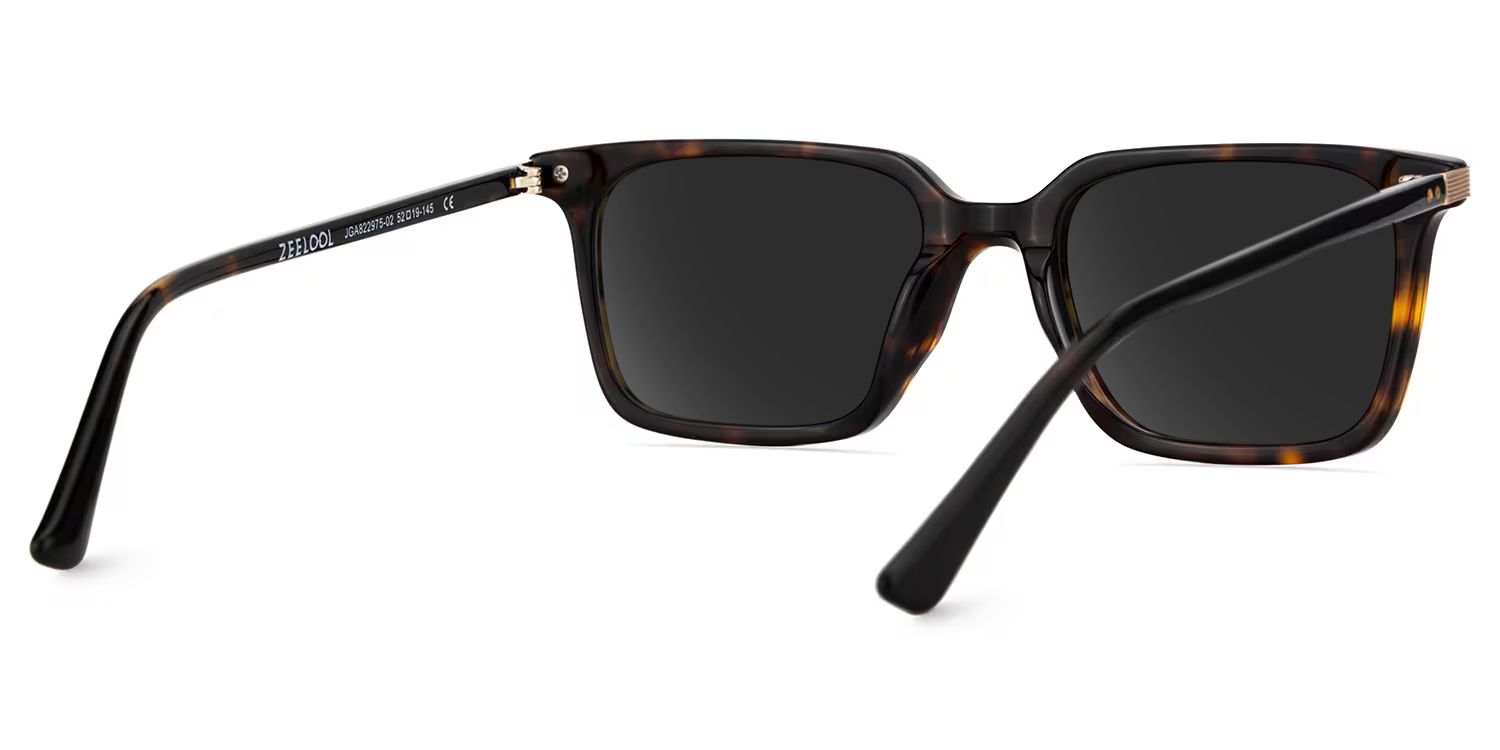 Goveo Tortoise Rectangle Sunglasses to Frame Your Face | ZEELOOL4