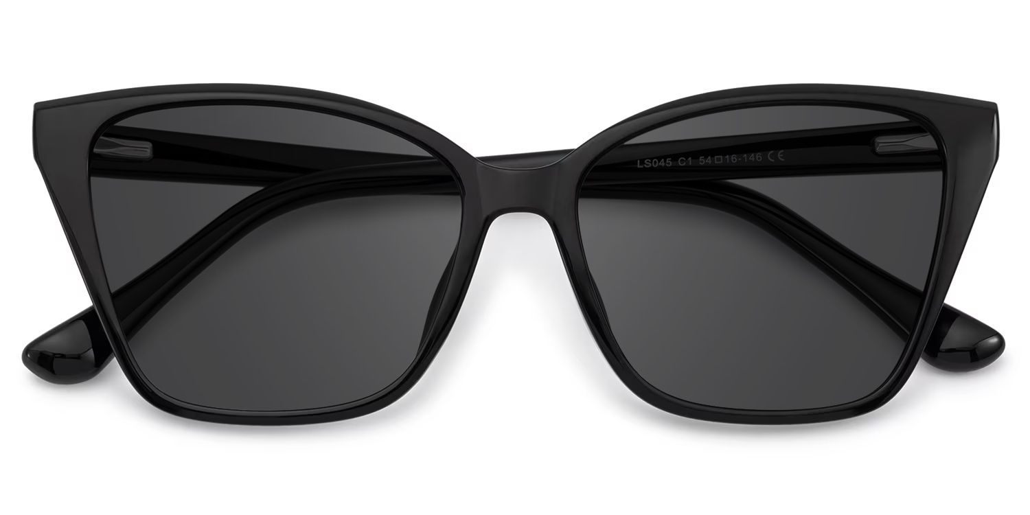 Sienna Tr90 Black Butterfly Frame Sunglasses | ZEELOOL1