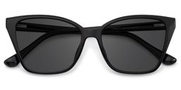 Sienna Black Butterfly Sunglasses1