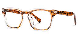 Liam Tortoise Rectangle Glasses3