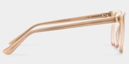 Caroline Beige Square Glasses4