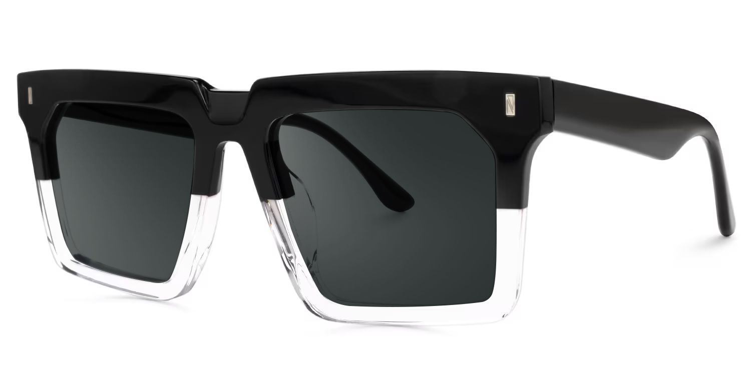 Moreland Acetate Two-Tone Frame Sunglasses | ZEELOOL3