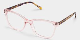 Marigold Pink Tortoise Rectangle Glasses3