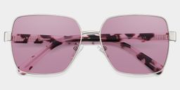 Sahara Purple Square Sunglasses1