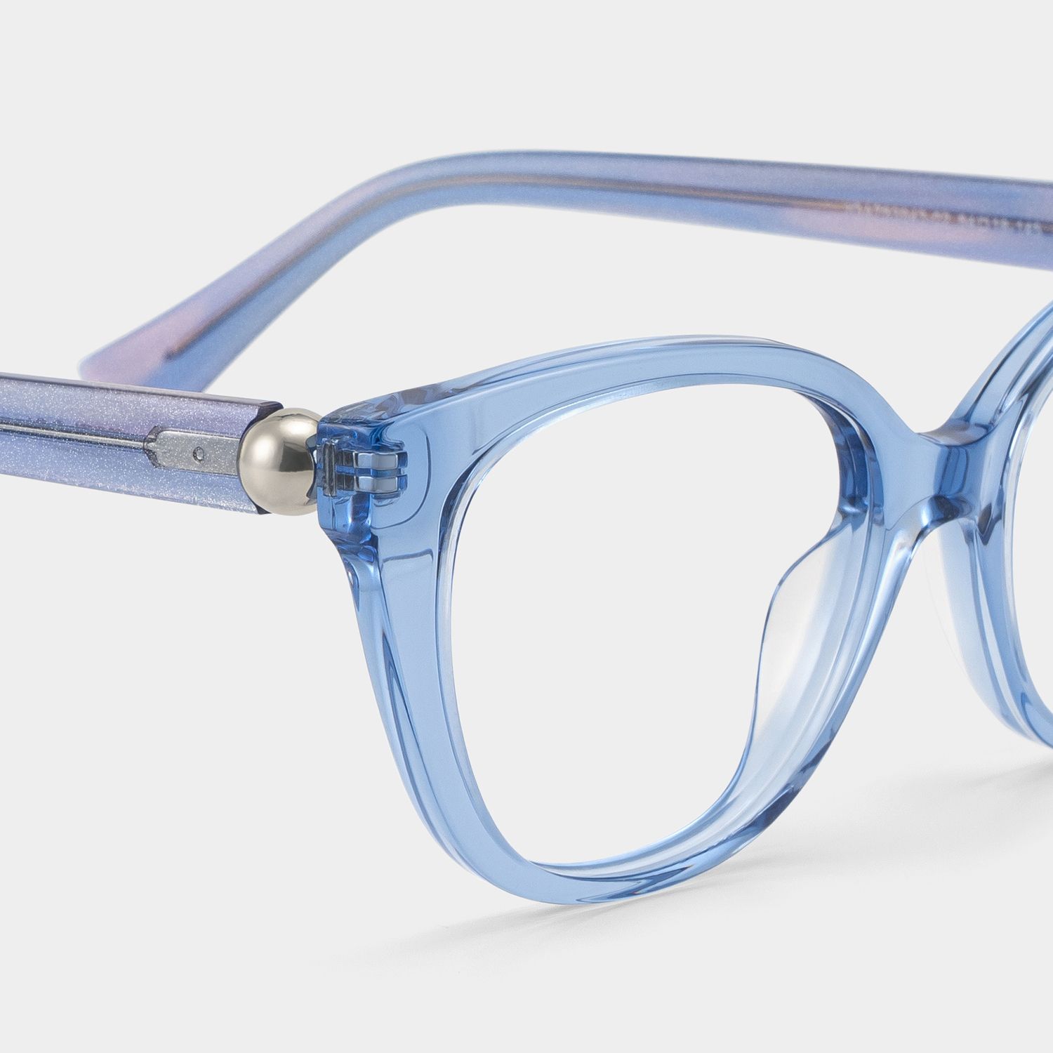 Affordable Charlotte Blue Cat Eye Frames | ZEELOOL5