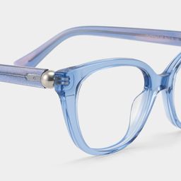 Charlotte Blue Cat eye Glasses5