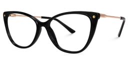 Brandi Black Cat eye Glasses1