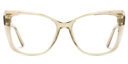 Farris Beige Cat eye Glasses0