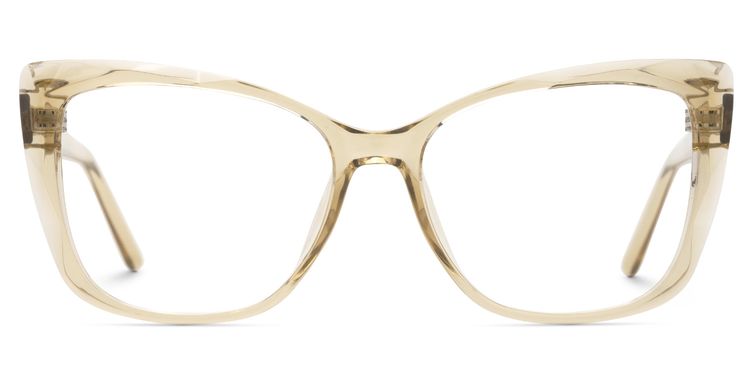 Farris Beige Cat eye Glasses
