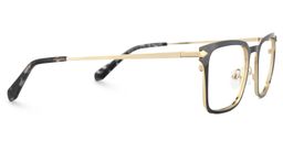 Chaney Black Rectangle Glasses4