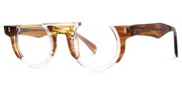 Mastin Brown Round Glasses1