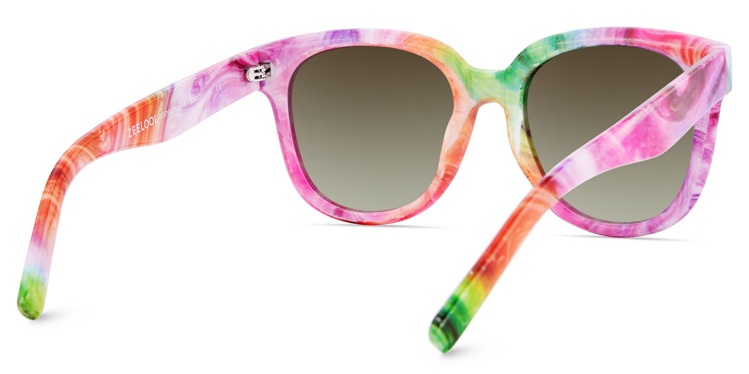 Harrell Square Multicolor Frame Sunglasses Online Sale | ZEELOOL4