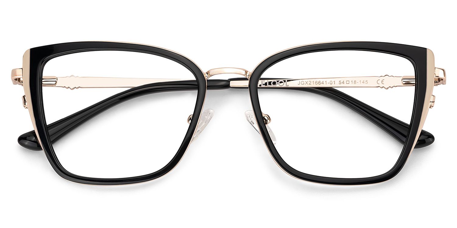 Juniper Eyeglasses in Square Black Frame | Zeelool4