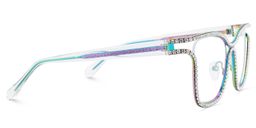 Shine Iridescent Square Glasses5
