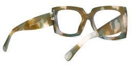 Yael Olive Square Glasses4
