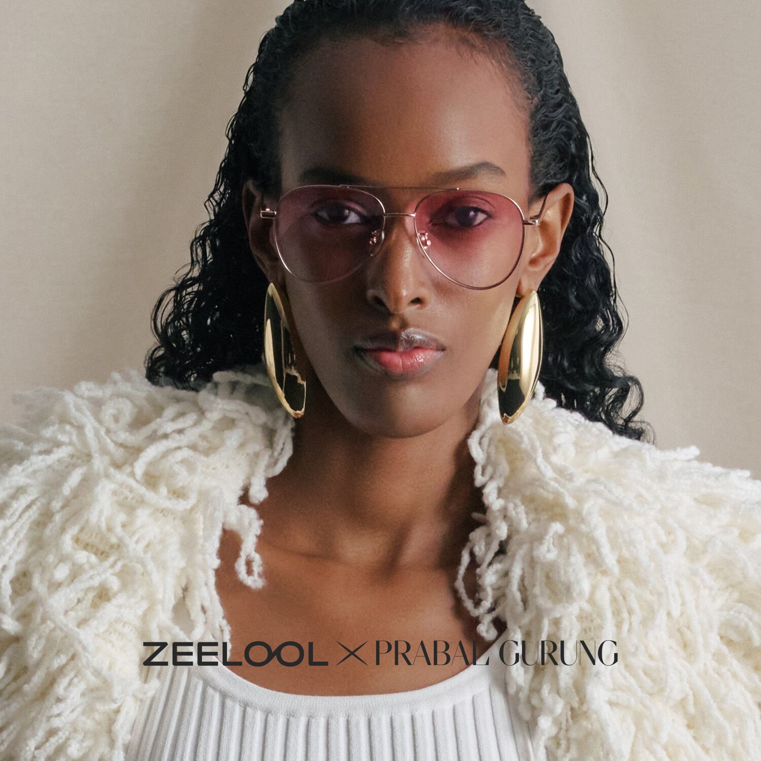 Cher Aviator Rose Gold Frame Sunglasses Online Sale | ZEELOOL0