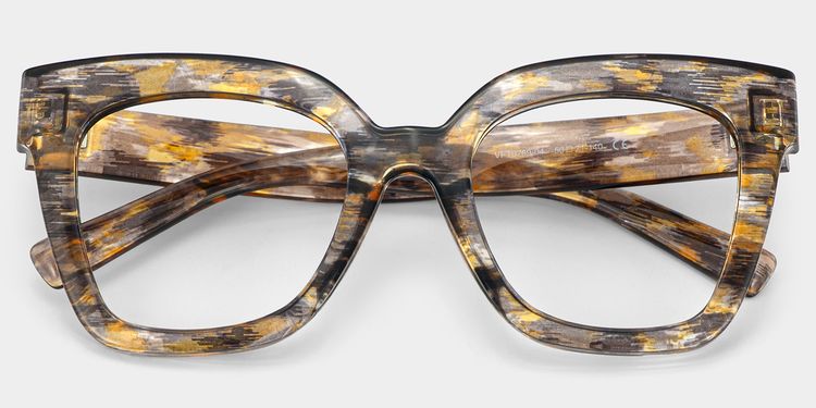 Malcolm Brown Square Glasses
