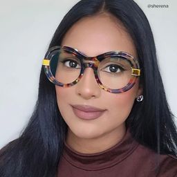 Texidor Blue-Tortoise Round Glasses5