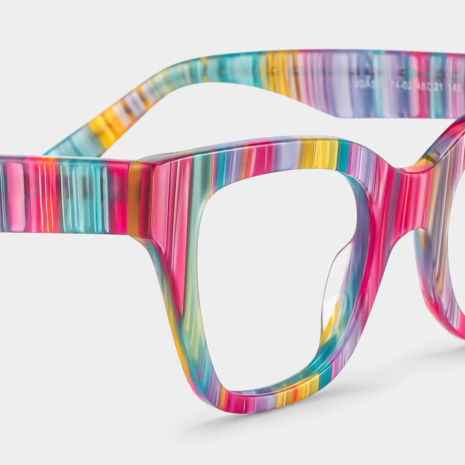 Nereyda Candy Color Eyeglasses Skittles for Women | ZEELOOL4