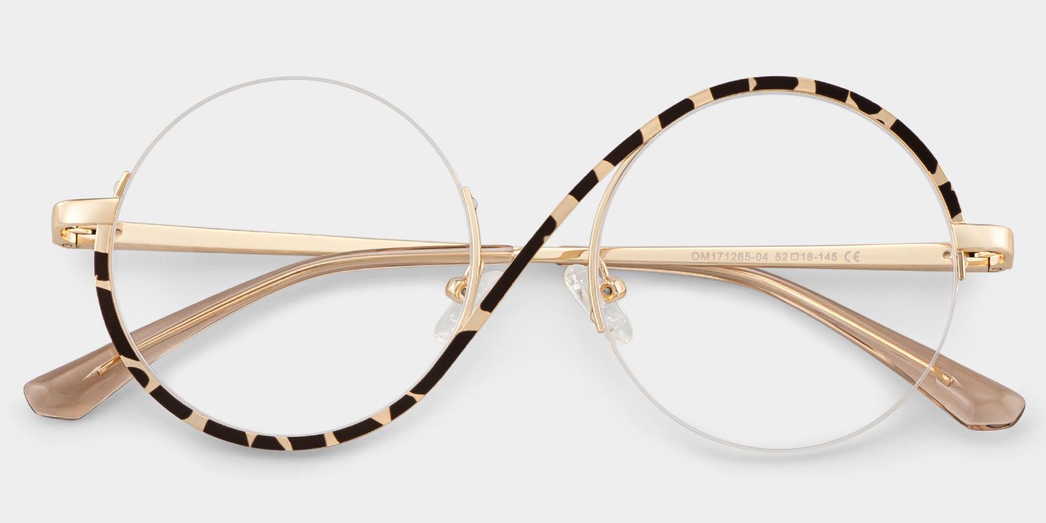 Flozif Tortoise Round Frame Glasses deals -Zeelool1