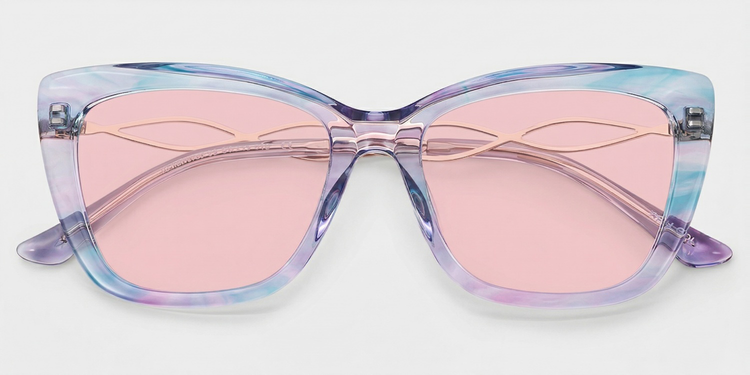 Remi Purple Butterfly Sunglasses