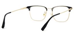Barrett Gold Browline Glasses5