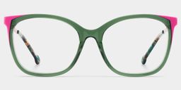 Nico Green Square Glasses1