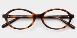 Everly Tortoise Oval Glasses5