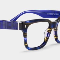 Pride Blue Square Glasses5