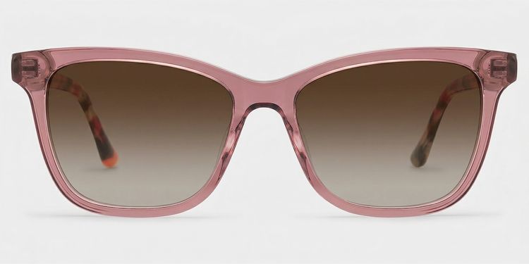Faith Pink Rectangle Sunglasses