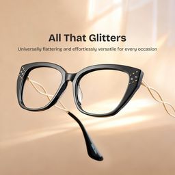 Alma Black Butterfly Glasses1