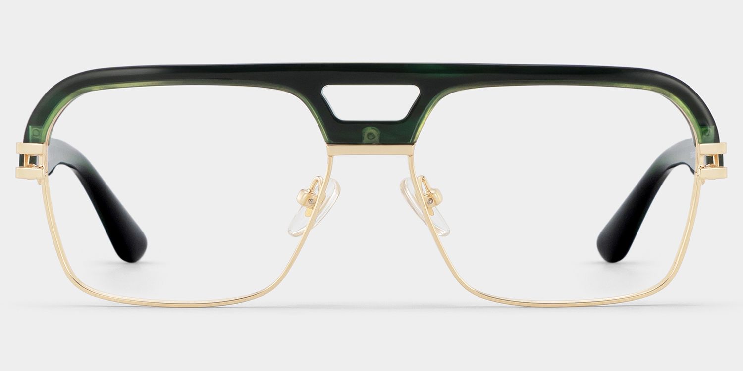 Griff Green Aviator Glasses for Men | ZEELOOL1