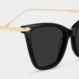 Hilary Black Butterfly Sunglasses4