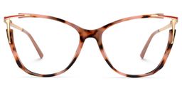 Yomary Pink-Tortoise Cat eye Glasses0