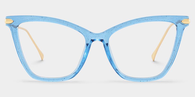 Hilary Blue Butterfly Glasses