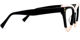 Cascata Black Cat eye Glasses2
