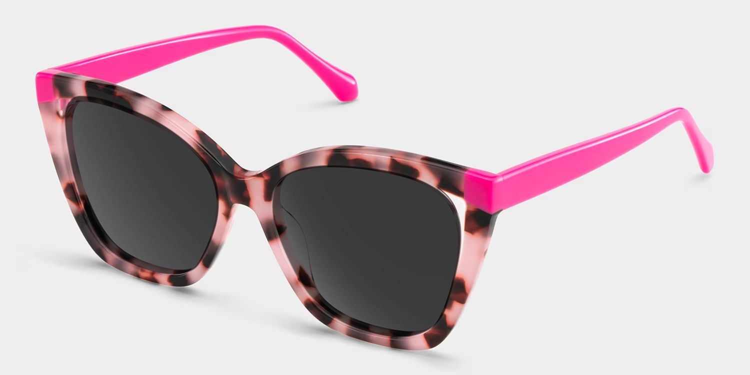Kira Butterfly Pink Tortoise Prescription Sunglasses | ZEELOOL2