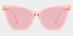 Hilary Pink Butterfly Sunglasses0