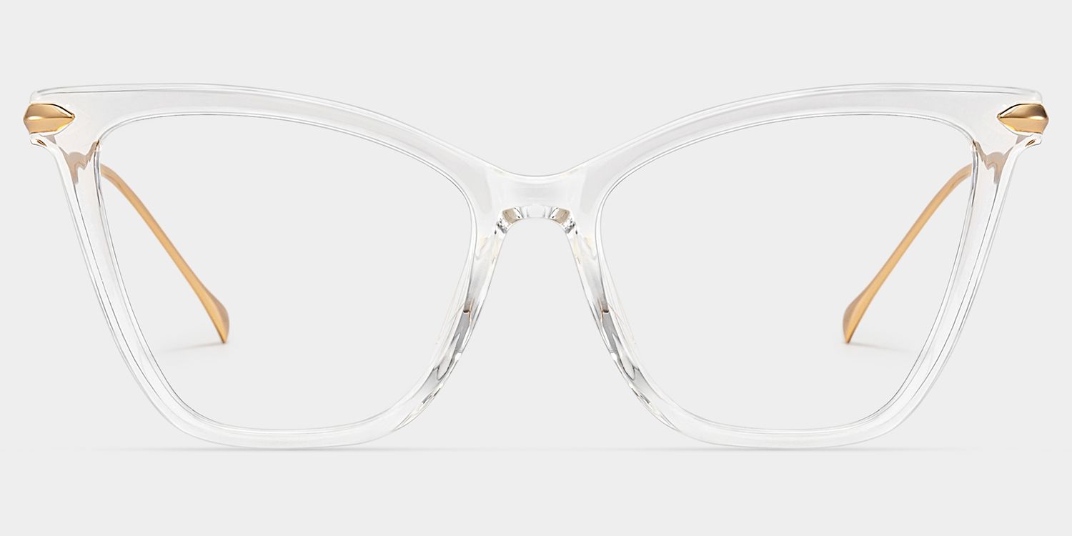 Hilary Butterfly Clear Frame Glasses | Zeelool1