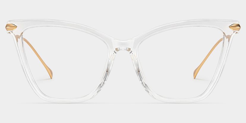 Hilary Clear Butterfly Glasses