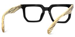 Shontay Black Square Glasses5