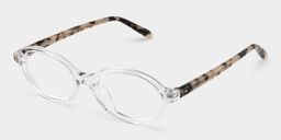 Everly Clear Oval Glasses3