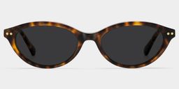 Ashby Tortoise Oval Sunglasses0