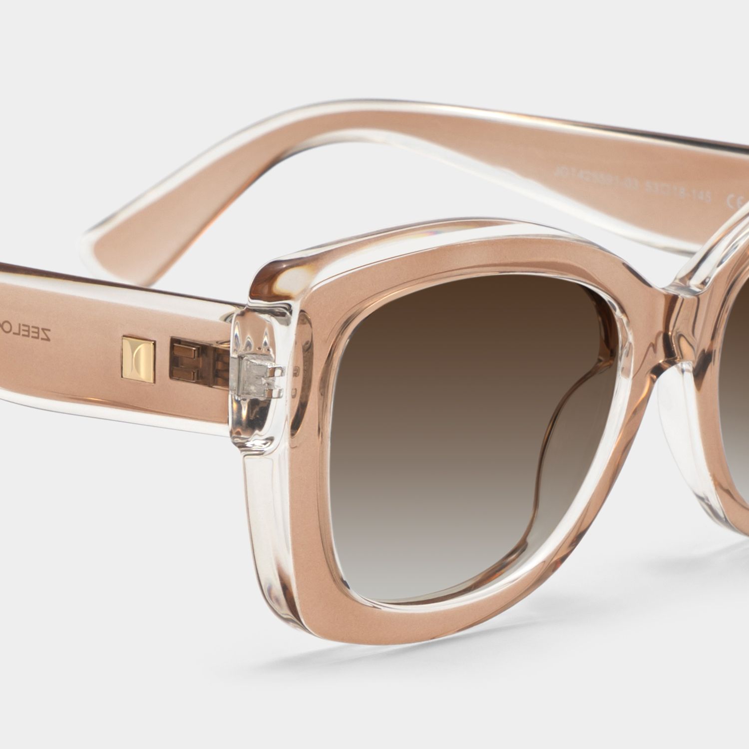 Rosie Tr90 Clear Brown Butterfly Frame Sunglasses | ZEELOOL5