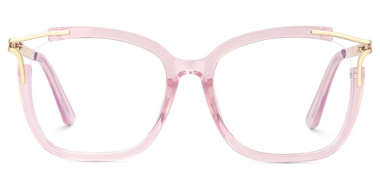 Sidibe Pink Square Glasses