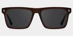 Henry Brown Rectangle Sunglasses0