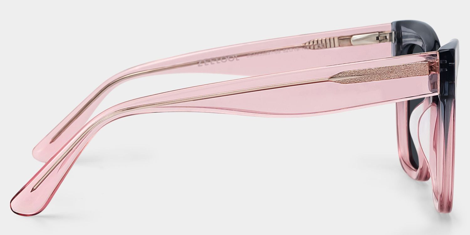 Minguela Gray Pink Square Sunglasses to Frame Your Face | ZEELOOL3